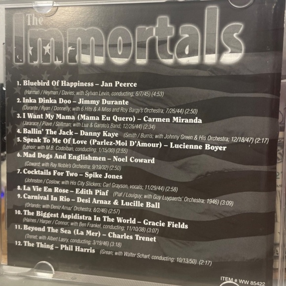 The Immortals by Various Artists (Audio CD, 2001 #205673943807 - Picture 3 of 4